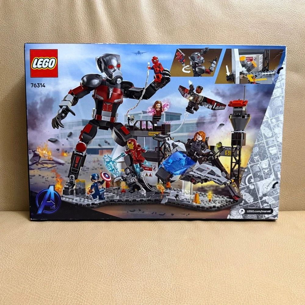 LEGO Marvel Captain America Civil War Battle 76314 Infinity Saga Set New